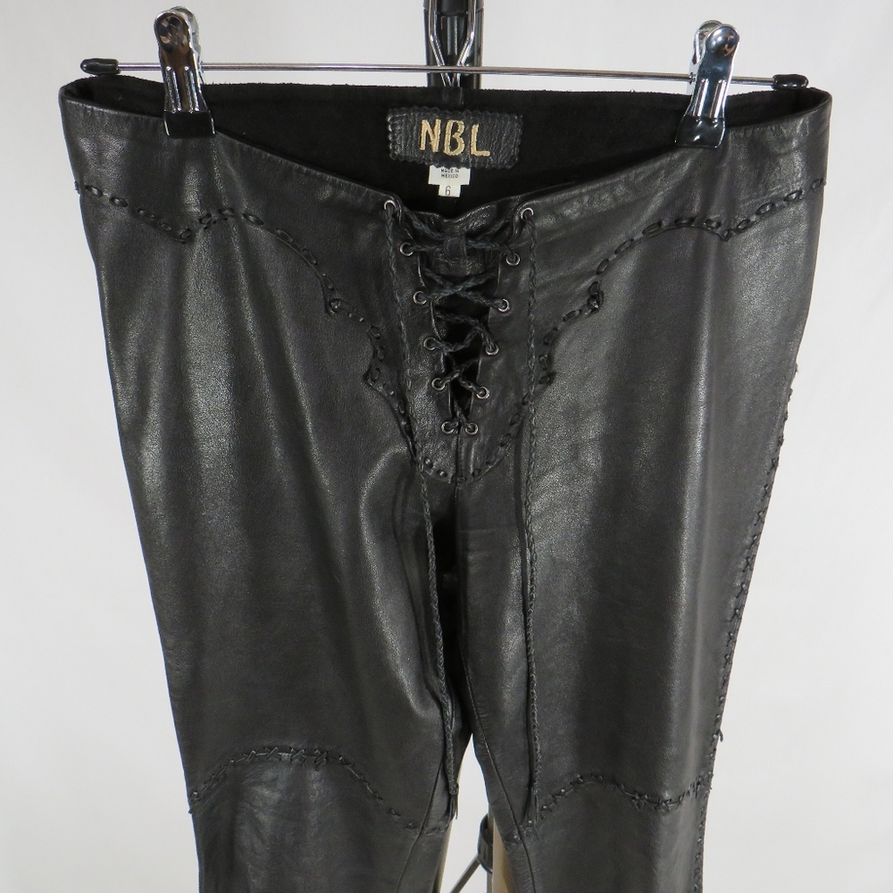 North Beach Rare Leather Pants SOLD - Picture 4 of 12